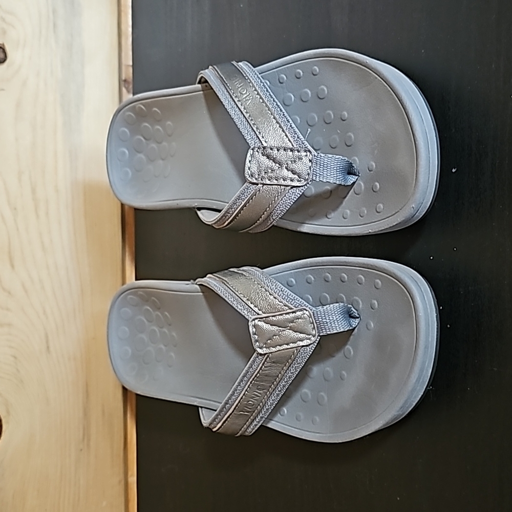 Gray platform wedge Vionic